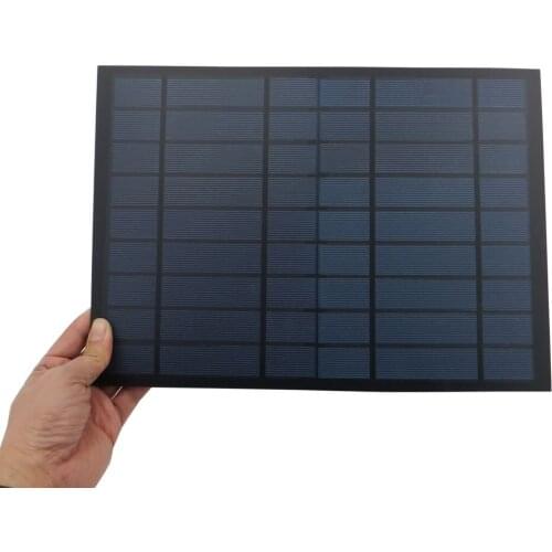 9V 1120mA 10Watt 10W Solar Panel Standard Epoxy polycrystalline Silicon DIY Battery Power Charge Module Mini Solar Cell toy