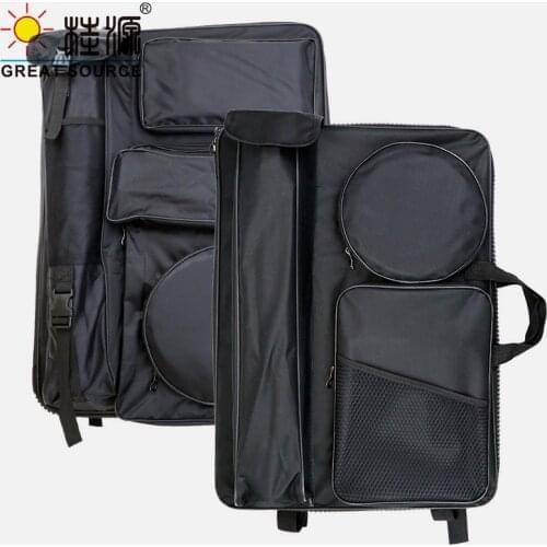 Drawing Tool Storage Bag Multi-Function 4K Drawing Folder Bag With HandleOxford Fbric Artist Outdoor Drawing Mate Back Bag(2PCS)