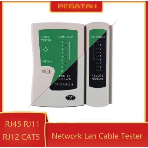 Lan cable tester 468 RJ45 RJ11 Network tester dual-use cable testing line finder tester cable rj45 Networking tool Line finder