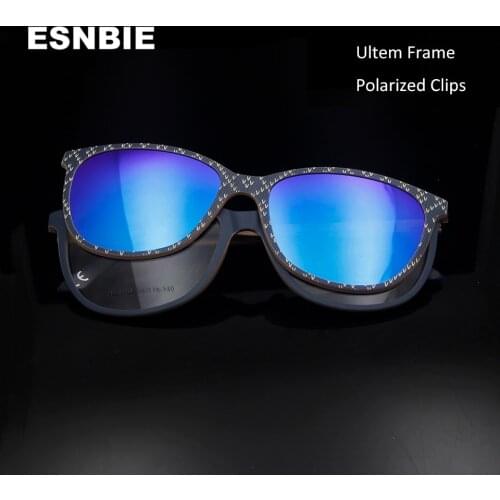 Light-Weight Ultem Memory Woman Glasses Frames With Clip On Sunglasses Optical Polarized Men Magnetic Glasses Sun Oculos De Grau