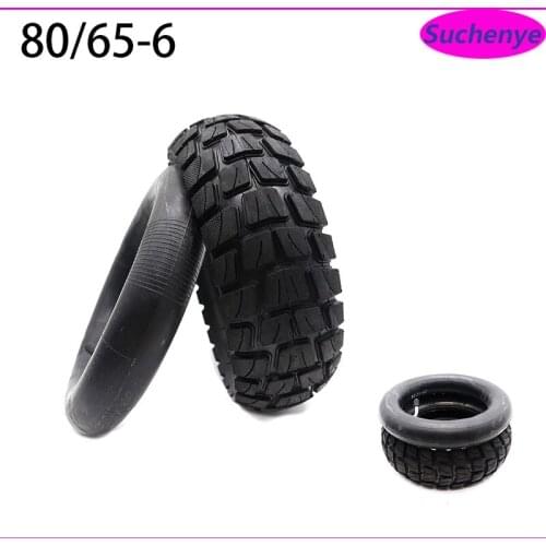 10 inch 10x3 Inch Electric Scooter Vacuum Tire 80/65-6 Scooter Vacuum Off-road Tyre Widening and Thickening Tire