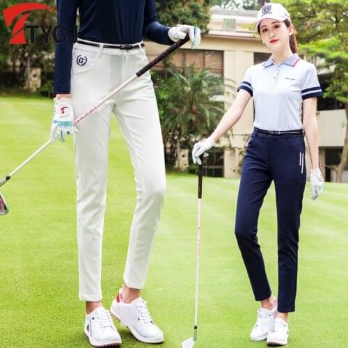 2020 summer golf wear Ladies Golf trousers Lightweight Breathable stretch slim-fit sports casual Women Tennis Pencil pants