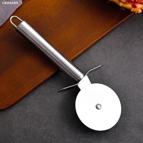 300Pcs/Lot BP1004 Stainless Steel Pizza Wheel Knife Pastry Bread Hob Toast Bread Cake S Cutter Knife