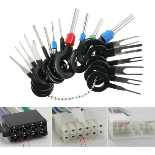 38Pcs Car Terminal Removal Tool Wire Plug Connector Extractor Puller Release Pin Automobile Maintenance Hand Tools