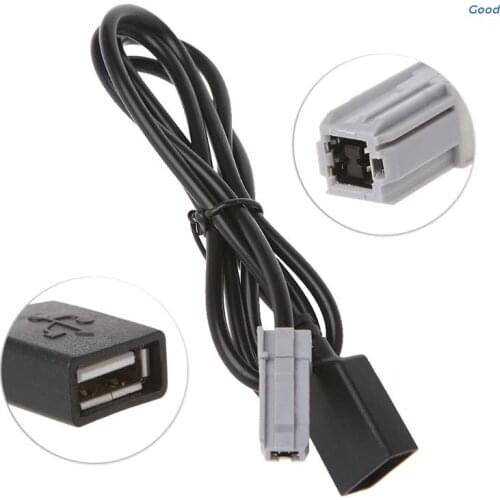 Car Aux Media Wire To USB Adapter Conector for toyota RAV4 EZ Verso Camry