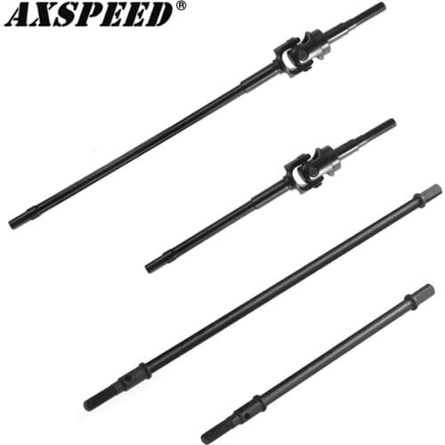AXSPEED CVD Front & Rear Axle Steering Drive Shaft Dogbone for 1/10 RC Crawler Axial Wraith 90048 RR10 Upgraded Parts