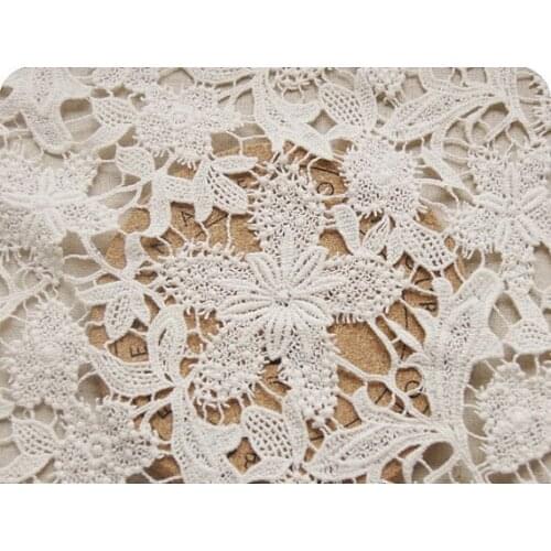 White Wedding Lace Fabric Chic Solid Lace Fabric Supplies, Bridal Lace Fabric, fabric by yard