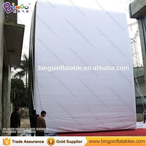 Free shipping 8X1.5X10m giant inflatable advertising board for promotion durable inflatable wall model for film project toys