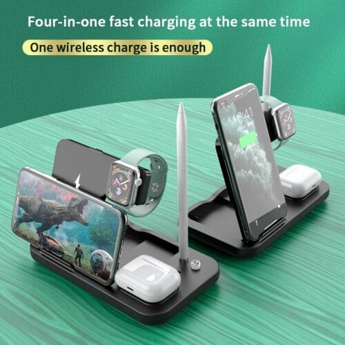 Four-in-one Wireless Charger Fast Charging Pad Compatible For iphone 12/12 pro/11 wireless charging station