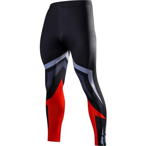 Brand Men Sport Gym Pants Wear Tight Leggings Running Fitness Jogger Pants Trousers Quick Dry Male Sportswear Yoga Bottoms