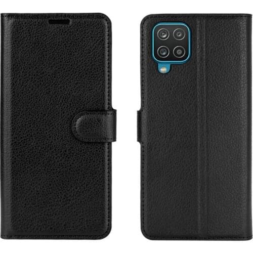 For Samsung Galaxy A12 SM-A125F SM-A125M Wallet Phone Case Flip Leather Cover Capa Etui Fundas