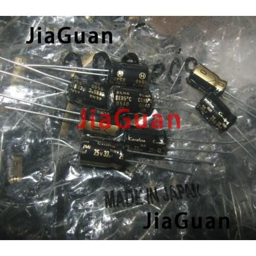 10pcs NEW ELNA ROA Cerafine 25V33UF 8X11.5MM 33uf/25v audio electrolytic capacitor 33UF 25V Black gold 25V 33UF