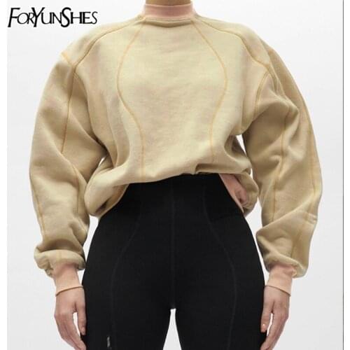 Женские толстовки утепленные FORYUNSHES China At AliExpress