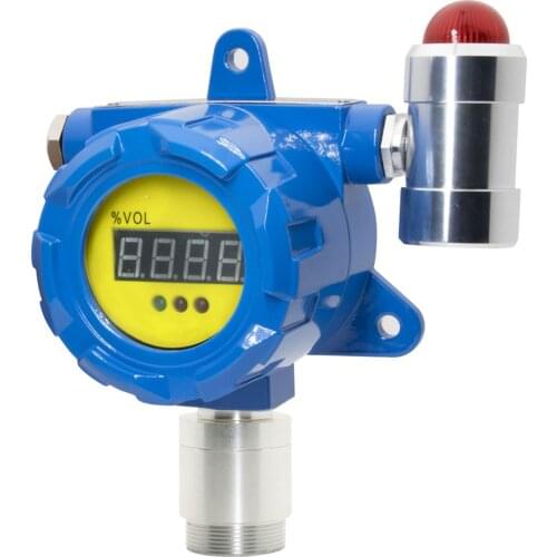 H2 Fixed Gas Detector BH-60 WIth Display Digital Industrial hydrogen Gas alarm detector Gas Monitor 0-1000PPM