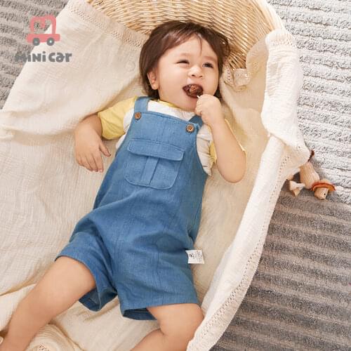 Mini Car Denim Dresses For Babies