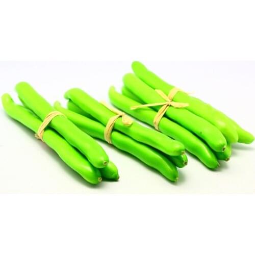 Model Fruits And Vegetables Green Beans Simulation False Fruit Ambry Of Home Decor Unisex Finished Goods Plastic Food 2021