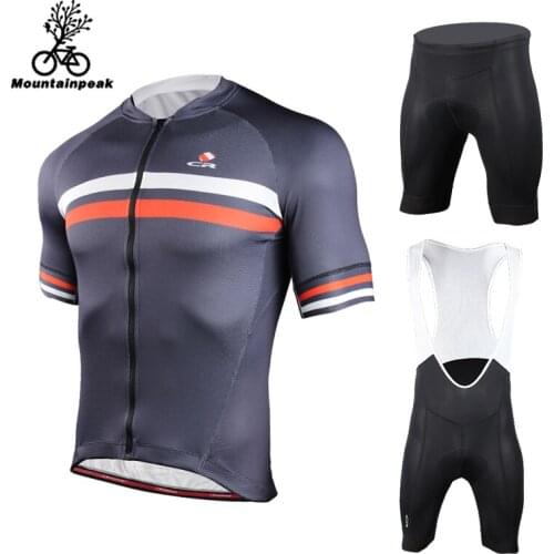 Mountainpeak 2018 Summer Short Sleeve Cycling Suit Mens Cycling Jacket Womens Cycling Shorts Abbigliamento Ciclismo Estivo
