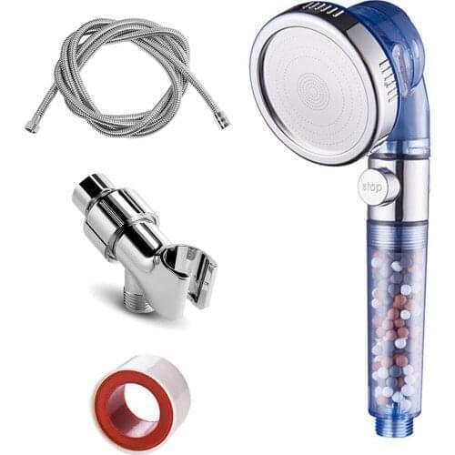 Filter SPA Shower Head Set Bathroom Water Saving Pressurized Sprayer Showerhead Water Handheld Saving Filter SPA Shower