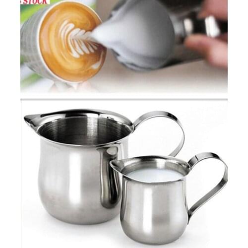 2021 New Hot Fashion 3 Sizes Stainless Steel Milk Craft Coffee Latte Frothing Art Jug Pitcher Mug Cup