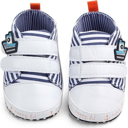 Baby Boys Shoes Fashion Canvas Soft Sole Infant Shoes For Newborn Boys Baby Crib Shoes Firstwalkers F179