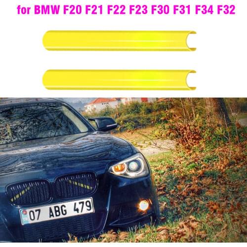 Front Grille Trim Strips Car Styling Decoration for BMW 1 2 3 4 Series F20 F21 F22 F23 F30 F31 F34 F32 F33 Accessories