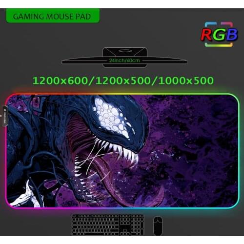 Rgb Carpet Purple Mousepad Gamers Pc Accessories Gamer Office 1000x500 Desk Mat Mousepad 4mm Backlit Mat Led Pad Gaming Lighting