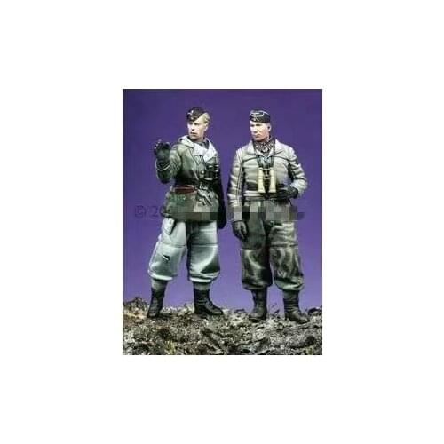 German resin soldier of World War II German soldier two-person kit model 1:35