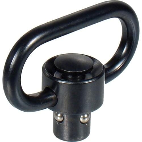 UTG Heavy Duty Push Button QD Sling Swivel, 1.25-Inch Loop(2pcs)