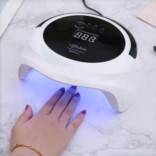 75W UV LED Nail Lamp Dryer Fast Drying Smart Auto Sensor Nail Dryer with 36pcs Leds 10s/30s/60s Timer Nail Art Manicure Machine