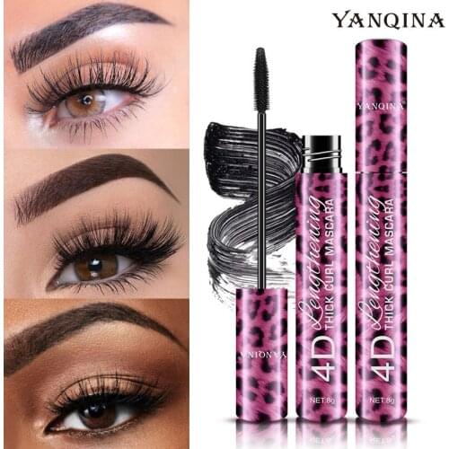 YANQINA Mascara Individual Curl Eyelash Extension Colossal Mascara Volume Express Makeup 1pc Mascara Lashes Black Waterproof