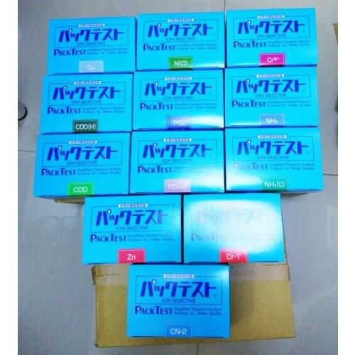 Japan Kyoritsu Copper-Nickel Hexavalent Chromium Total Chromium Test Bag Ammonia Nitrogen Cod Cyanide Phosphate Test Bag