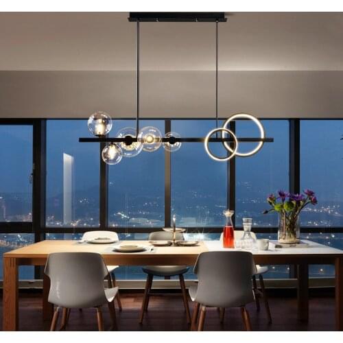 YICOLAI Gold Add Black Pendant Lamps Indoor Home Decoration Fashion Style European For Dining Table Living Room Study Different