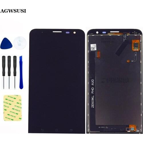 For Asus ZenFone 3 Max ZC553KL X00DD X00DDA X00DDB Full ouch Screen Digitizer Sensor Glass + LCD Display Panel Monitor Assembly