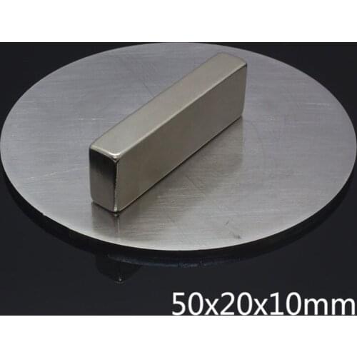 1pc N35 50 x 20 x 10mm Block Powerful Neodymium Magnet Super Strong Rare Earth Permanet Magnet magnetic magnets 50*20*10
