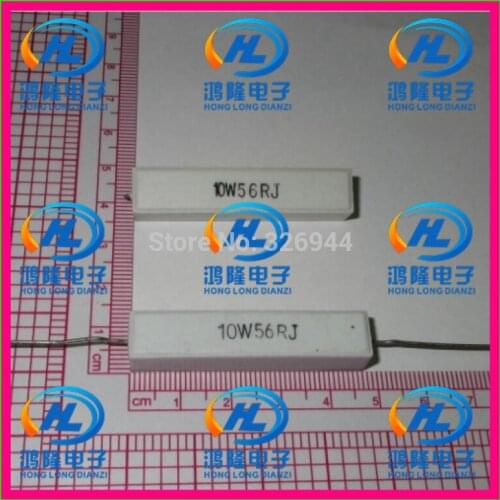 10pcs/lot) 10W 56 ohm +/-5% / 10W 56 ohm 5% / 10W 56RJ