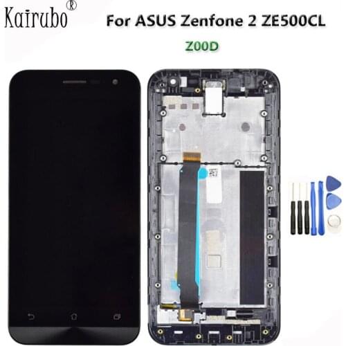 5.0" Best IPS LCD For ASUS ZE500CL Z00D LCD Display Touch Screen Digitizer With Frame Full Assembly Replacement + Tools