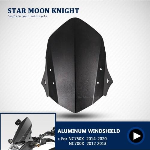 For Honda NC700X 2012 - 2013 NC750X 2014 - 2020 Motorcycle Accessories Windscreen Windshield Deflector Protector Wind Screen