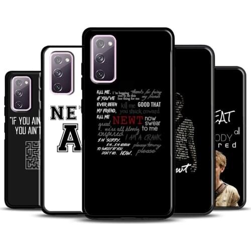 The Maze Runner Qoutes Case For Samsung Galaxy Note 20 Ultra Note 9 10 S10e S8 S9 S10 S21 Plus S20 FE Coque