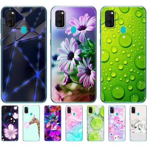 For Samsung M21 Case 6.4" Soft Silicon Tpu Cover For Samsung Galaxy M21 M 21 SM-M215FZGUSER m215 Phone Back Shell Bumper Funda