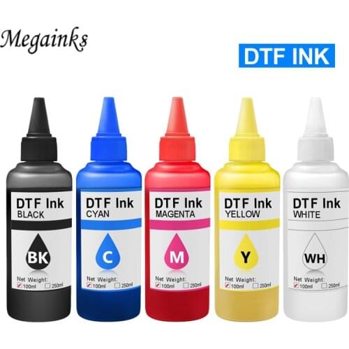 100ML DTF INK Textile ink DTF printing For For Dirent printer film heat transfer for PET Film hot melt powder transfer film