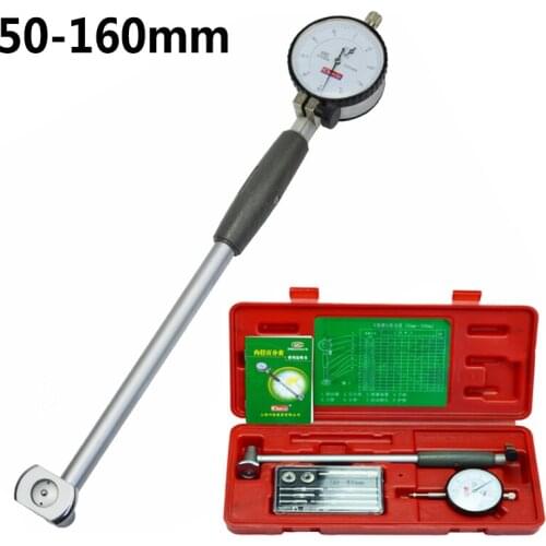 1Set 10-18 18-35 35-50 50-160mm Dial Bore Gauge Indicator Cylinder Inner Diameter Gauge Dial Bore Inside Diameter Gage
