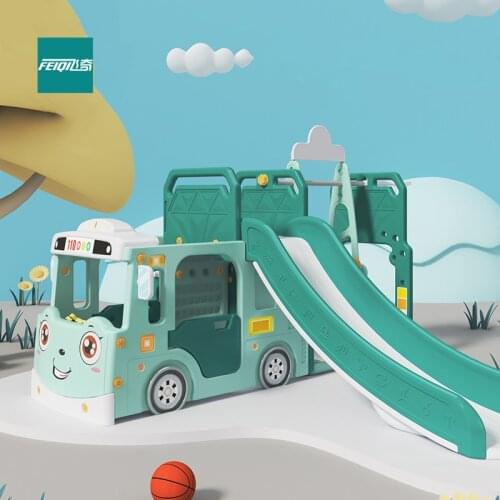 Childrens Indoor Multifunctional Slide And Swing Combination Household Amusement Equipment Small Combination Playground