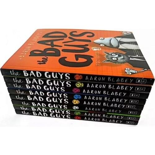 5-12 year Childrens English story book The Bad Guys Episode picture book help child be reader early education book 8pc/set