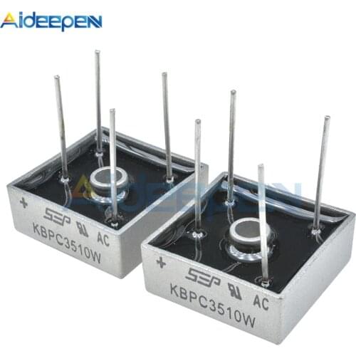 5PCS 35A 1000V KBPC3510W 4Pin KBPC3510 Diode Bridge Rectifier