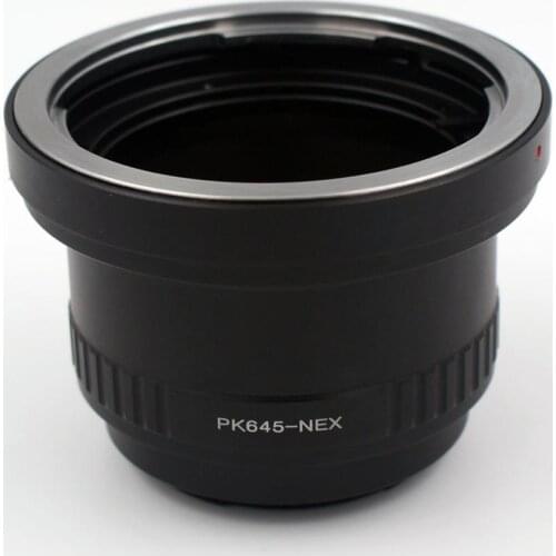 PK645-NEX Adapter For Pentax 645 Lens to Sony E Mount NEX-5R NEX-7 A7 A7S A7R A7II A6000 A6300 Camera
