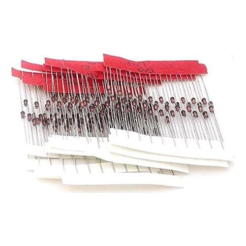 1W Zener Diode Assorted Kit DO-41 3.3V 3.6V 3.9V 4.3V 4.7V 5.1V 5.6V 6.2V 6.8V 7.5V diy kit Electronic set pack