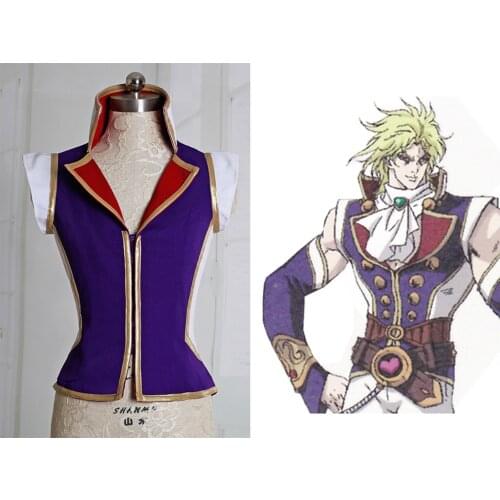 JoJos Bizarre Adventure Phantom Blood Cosplay Costume Dio Brando Vest Jacket L321