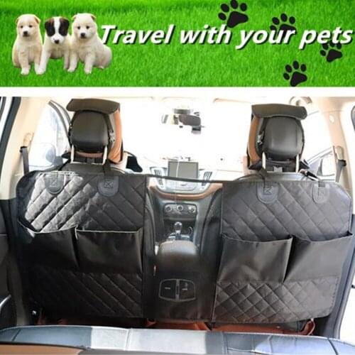 New Arrival Car Styling Dog Barrier Storage Bag Car Organizer Pets Children Disturb Stopper Car Seat Organizer Auto Hanging Bag