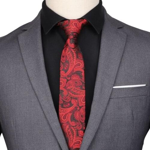SHENNAIWEI 6cm neckties for men tie jacquard Striped neck tie corbatas