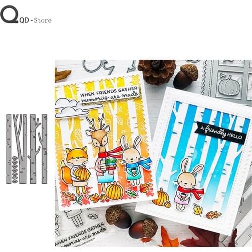 Trunk Branches Cutting Dies Stamps Dies Scrapbooking Mold Cut Childrens Handmade Tools DIY Craft Decoration New Dies for 2021